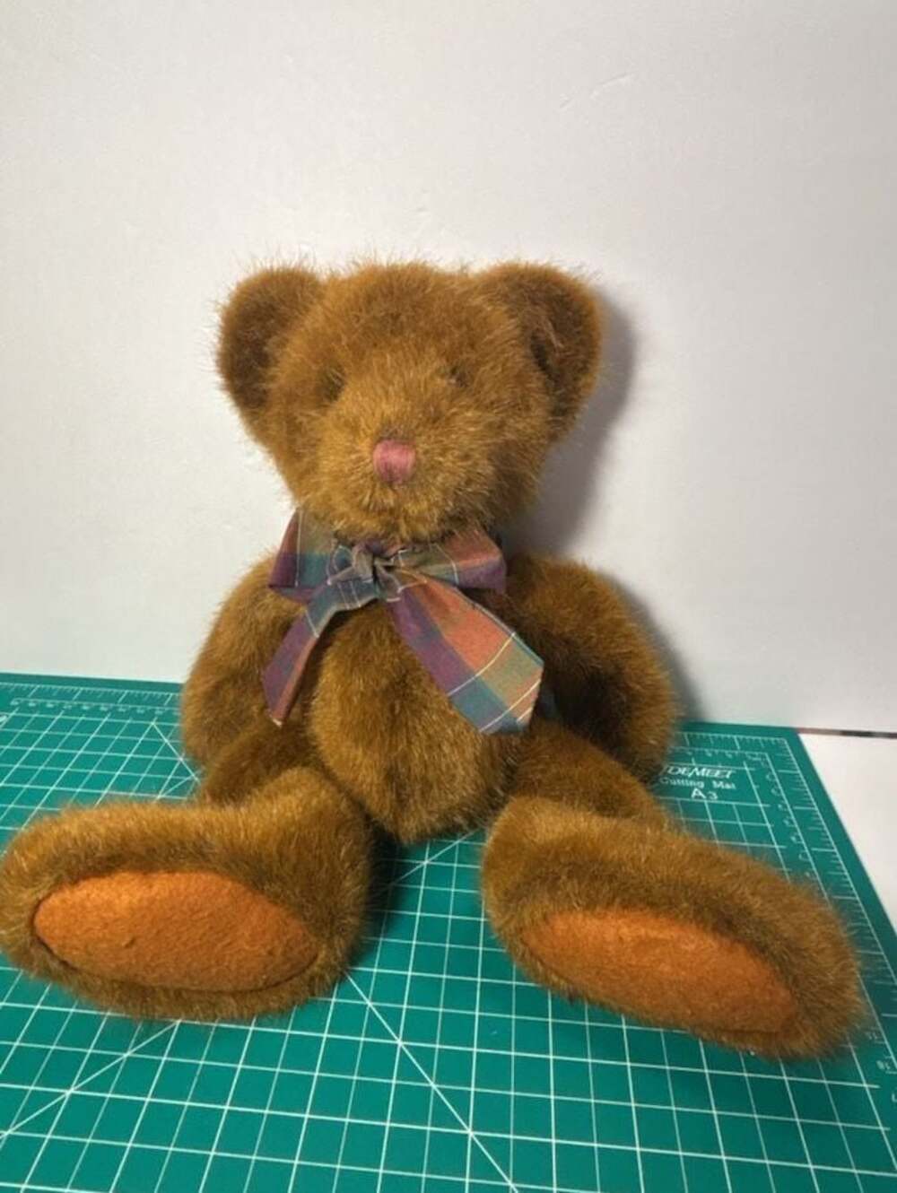 House of Lloyd Pickering Teddy Bear Plush 14" Brown Fur Vintage